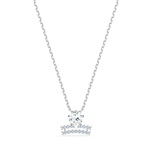 Swarovski Colgante Zodiac II, Libra, blanco, combinación de acabados metálicos