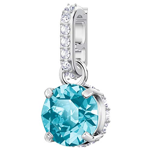 Swarovski Mujer Acero Inoxidable Charms con Cierre 5437316, Azul