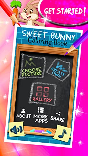 Sweet Bunny Coloring Book