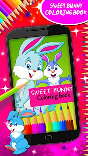 Sweet Bunny Coloring Book