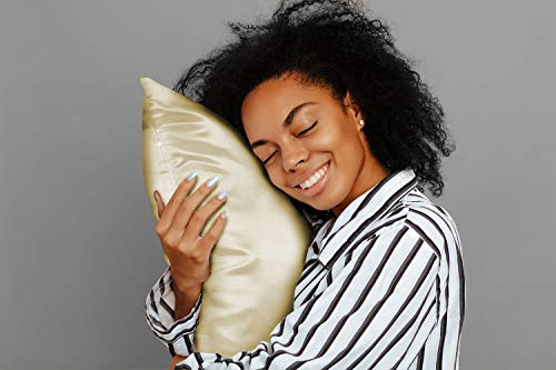 Sweet Dreams Luxury Satin Pillowcase/Fundas para almohada with Zipper, King Size, Jaguar Print (Silky Satin Pillow case/Fundas para almohada for Hair) By Shop Bedding