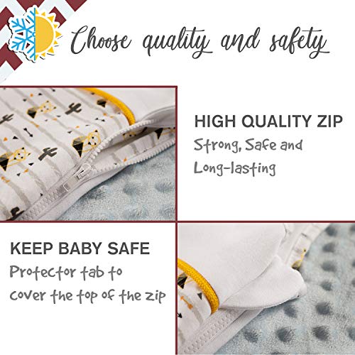 Sweety Fox - Saco de Dormir Bebe - Algodon 100% Ecológico Certificado Oeko-Tex® Sin Productos Químicos - Unisex