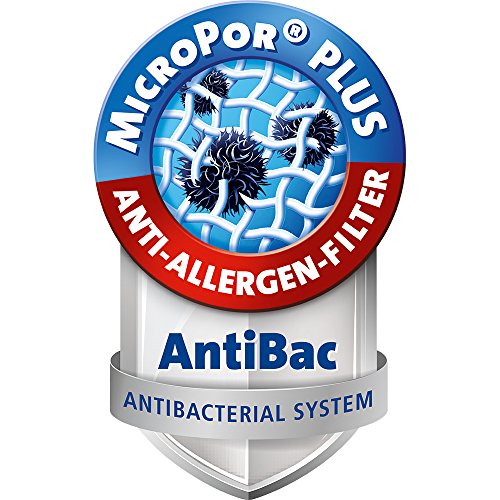 Swirl 179374 - Bolsa para aspirador Miele, placa altamente absorbente, con cierre, 4 bolsas + 1 filtro