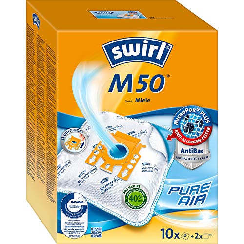 Swirl M 50 AirSpace - Accesorio para aspiradora (Amarillo, Miele S 241 i 256 i Serie, 4 pieza(s), 1 pieza(s))