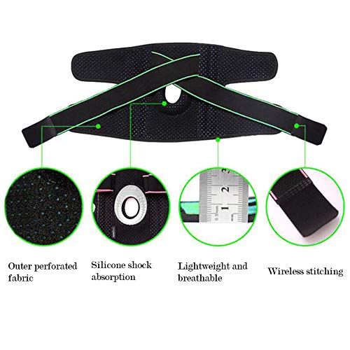 Sykooria Rodilleras Deportivas, Rodilleras Menisco y Ligamento con Estabilizadores Laterales y Almohadillas en Gel óseo, Correr, Escalada, Ciclismo