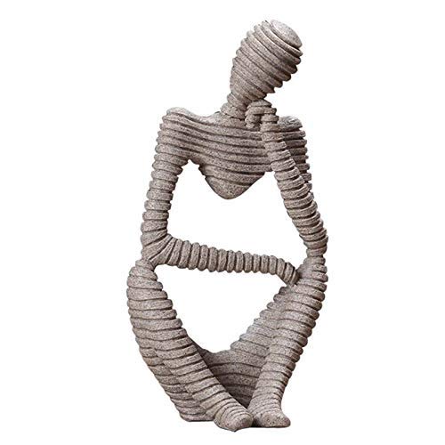 symboat statues Escultura ornamentos decorativos de Figure abstracta de gres para el escritorio de salón