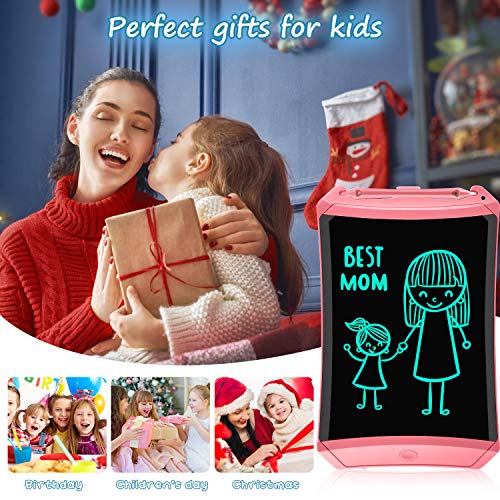 Tablero de Escritura LCD TEKFUN, Tablero de Graffiti, Tablero de Escritura de 8.5 Pulgadas con Bloqueo de Pantalla borrable y función Reutilizable,Cuaderno Escolar y de Oficina, Regalo para niños
