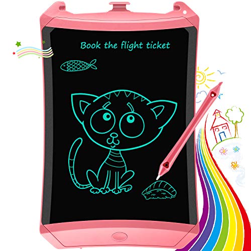 Tablero de Escritura LCD TEKFUN, Tablero de Graffiti, Tablero de Escritura de 8.5 Pulgadas con Bloqueo de Pantalla borrable y función Reutilizable,Cuaderno Escolar y de Oficina, Regalo para niños