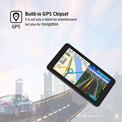 Tablet 7-Pulgadas Android 9.0 WiFi - Winnovo PC Tablets Quad Core MT8163 2GB RAM 32GB ROM HD IPS Doble Cámara Bluetooth GPS FM (Negro)