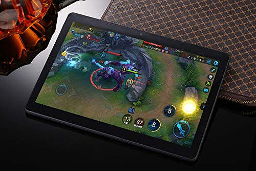 Tablet Android 8.1 10 Pulgadas con 4GB de Memoria ROM de 64 GB incorporada Cámara WiFi GPS Dos Ranuras para Tarjetas SIM para desbloquear la Tableta del teléfono 3G (Negro)