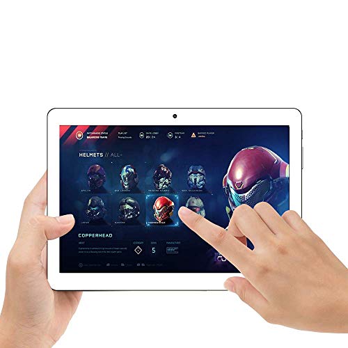 Tablet Android 8.1 10 Pulgadas con 4GB de Memoria ROM de 64 GB incorporada Cámara WiFi GPS Dos Ranuras para Tarjetas SIM para desbloquear la Tableta del teléfono 3G (Negro)