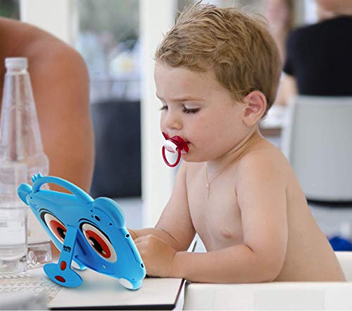 Tablet Para Niños 7 Pulgadas Tablet Infantil Android 10.0 Quad-Core Processor, 16GB ROM 128GB Expansión, HD Pantalla1024*600 Doble Camera(0.3MP+2MP)Wifi,GPS,Certificación Google,Juegos Educativos-Azul