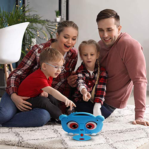 Tablet Para Niños 7 Pulgadas Tablet Infantil Android 10.0 Quad-Core Processor, 16GB ROM 128GB Expansión, HD Pantalla1024*600 Doble Camera(0.3MP+2MP)Wifi,GPS,Certificación Google,Juegos Educativos-Azul
