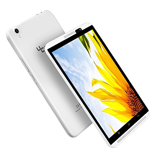 Tableta Yuntab H8 LTE - Teléfono de 8 Pulgadas (Quad-Core, 64 bits, Android 7.0, GPS, 2 + 16GB, WiFi + 4G, IPS 800 x 1280, Dual SIM y cámara, Bluetooth4.0, Google Play Store) (Blanco)