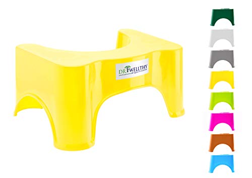 Taburete para Inodoro, Postura Natural Correcta para Mejor Defecación, Previene Estreñimiento, Hemorroides, Enfermedades del Colon e Infecciones Urinarias, Antideslizante y Anti Constipación