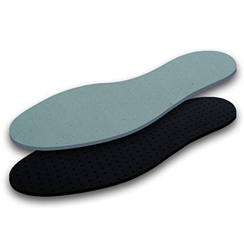 Tacco Sani, Plantillas Zapatos Recortables a Medida con Carbón Activo Absorbe Olores, Acolchado para Transpiración y tener los Pies Frescos, Calidad Alemana, para Hombres y Mujeres