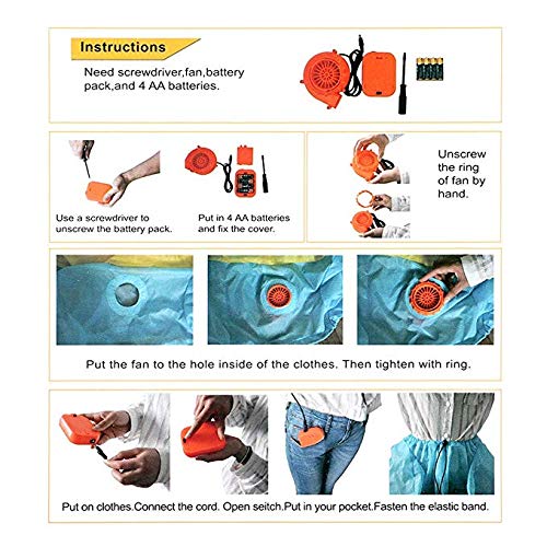 Tacobear Disfraz Inflable De Unicornio Traje De Cosplay Fiesta para Adulto Disfraz Hinchable de Halloween Caballo Hinchable Disfraz Unicornio Hinchable Disfraz con Sombrero