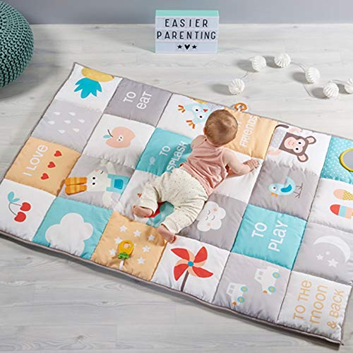 Taf Toys 12175, Alfombra de Juego "I love big mat", Multicolor, 100 x 150 cm