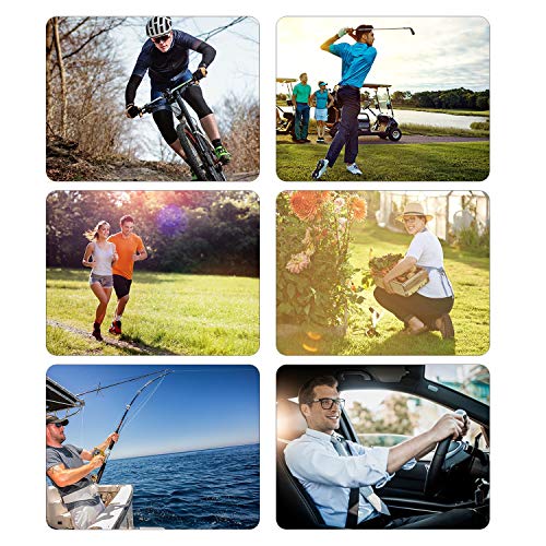 TAGVO Falsas Mangas de Tatuaje, 6pcs Moda Nylon Mangas del Brazo Calentadores de Brazo Deportivo Transpirable Suave y de Secado rápido Bloque Solar Sleevelet Brazo elástico Cubre