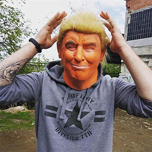 tairong Donald Trump Máscara de látex Estadounidense Presidente de los Estados Unidos Político Celebridad Personas famosas Máscaras de cabeza realistas humanas Disfraz Disfraz para fiesta de Halloween