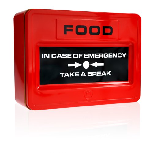 Take A Break Fiambrera, Metal, Rosso, Centimeters