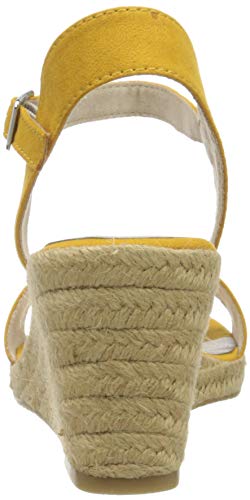 Tamaris 1-1-28300-24, Sandalias con Punta Abierta para Mujer, Amarillo (Mustard 684), 39 EU