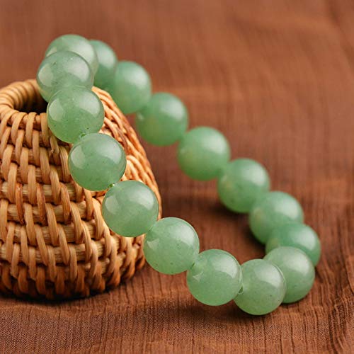 Tanglin Brazalete de Jade - Naturales Brazalete de Jade - Masculino y Femenino par de Pulseras - Esmeralda círculo Verde - Regalo del día de San Valentín cumpleaños (Size : C-10mm)