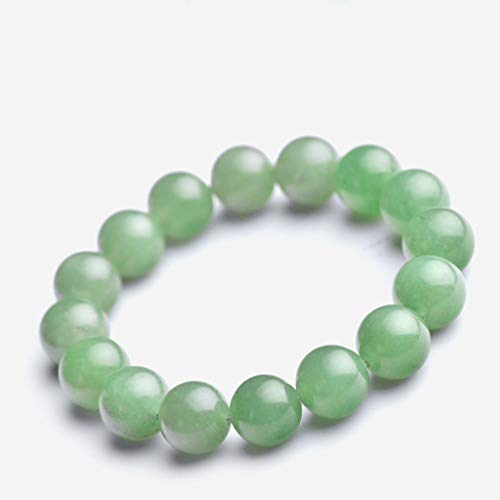 Tanglin Brazalete de Jade - Naturales Brazalete de Jade - Masculino y Femenino par de Pulseras - Esmeralda círculo Verde - Regalo del día de San Valentín cumpleaños (Size : C-10mm)