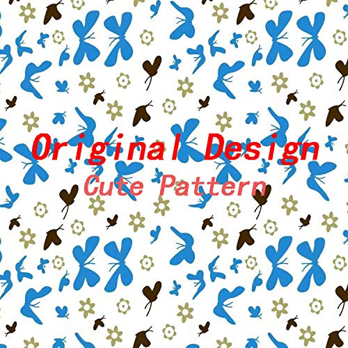 Tanseefly Paquete de 3 Bragas Protectoras menstruales de algodón para Adolescentes, a Prueba de Fugas, para Mujeres, Postparto, para Mujer Mariposa S/M (52.16/61.2 kgs)