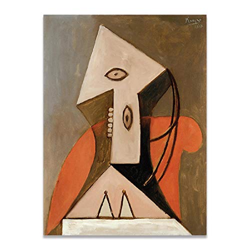 Tanyang Impresión en Lienzo Pintura Arte Picasso Estilo Abstracto Carteles e Impresiones Decoración clásica del hogar Cuadros de Pared para Sala de Estar 50 * 70 cm * 3