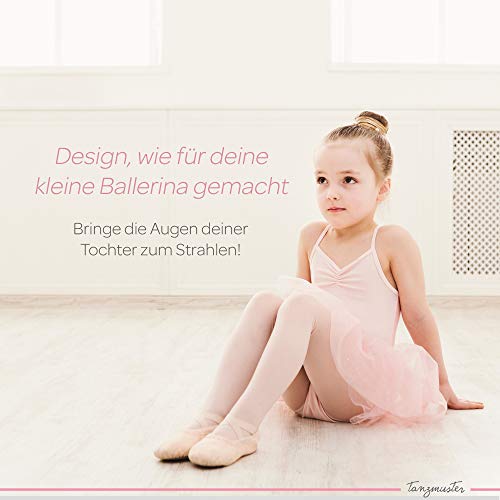 tanzmuster Falda de Ballet Cruzada de Gasa 'Emma' para niñas en Blanco, 140/146 (11-12 años)