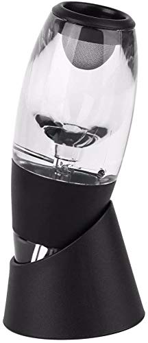 Tapón de vacío para bomba de vino y aireador de vino ASOG Wine Saver | 1 bomba de vacío + 2 tapones de vino de vacío + 1 aireador de vino, accesorios de vino regalo para amantes del vino