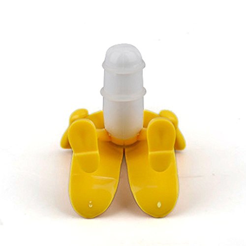 Tapones de botella de vino de plátano botella de novedad tapa tapa herramientas feliz hombre botella de vino tapón perky interesantes regalos