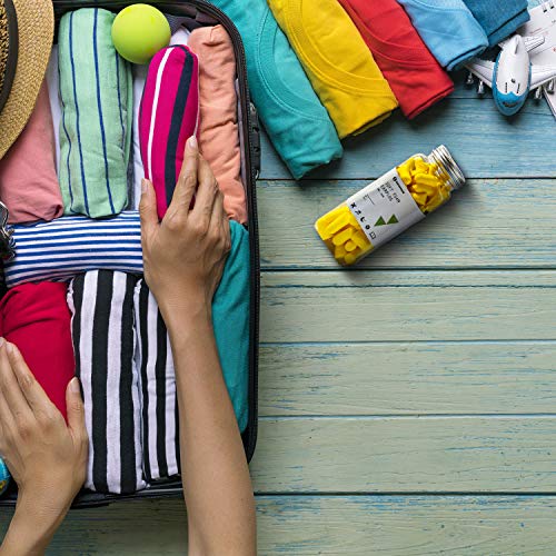 Tapones de protección auditiva Senner SchaumPro Schlaf para dormir y contra los ronquidos [Edición 2020], especialmente cómodos, amortiguación extra fuerte (38 dB), la alarma sigue siendo audible