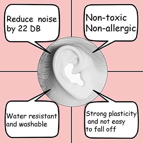 Tapones Oidos Dormir,Tapones Oidos Ruido (6 Pares), Auriculares Para Dormir Con Alta Protección Contra el Ruido De Decibelios, Los Mejores Auriculares para Dormir, Ronquidos, Aprendizaje y natación