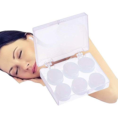 Tapones Oidos Dormir,Tapones Oidos Ruido (6 Pares), Auriculares Para Dormir Con Alta Protección Contra el Ruido De Decibelios, Los Mejores Auriculares para Dormir, Ronquidos, Aprendizaje y natación