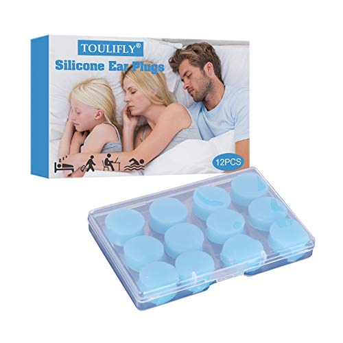 Tapones Oidos Dormir,Tapones Oidos Ruido,Tapones Para Los Oídos Reutilizables de Silicona Ultraconfortables Para Dormir y Proteger Los Oídos,Para Que Pueda Dormir Mejor