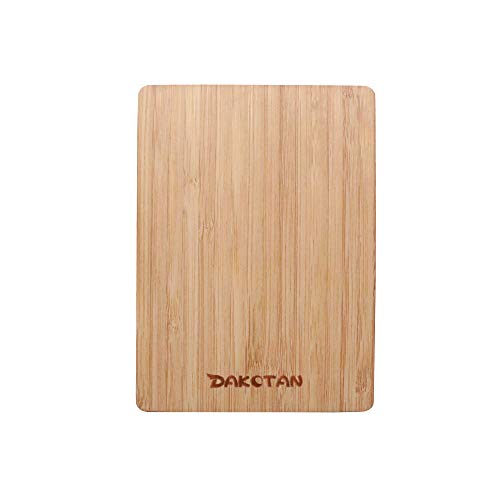 Tarjeta de felicitación de madera de bambú real con texto"I Love You", para cualquier ocasión, para decir feliz día de San Valentín, aniversario, regalos para esposa, él o ella, o simplemente porque