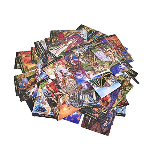 Tarot Illuminati Kit Tarjetas 78 | Combinando Belleza Artística, Profundidad Simbólica Y Vigor Intuitivo, Los Tarot Illuminati Calientan El Alma Y Liberan La Mente, Una Búsqueda Profunda