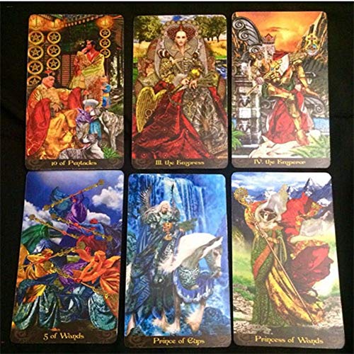 Tarot Illuminati Kit Tarjetas 78 | Combinando Belleza Artística, Profundidad Simbólica Y Vigor Intuitivo, Los Tarot Illuminati Calientan El Alma Y Liberan La Mente, Una Búsqueda Profunda