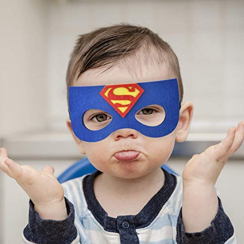 TATAFUN Máscaras de Superhéroe,Suministros de Fiesta de Superhéroes, Máscaras de Cosplay de Superhéroe con Cuerda Elástica Máscaras de Ojos para Niños Mayores de 3 años 35 Piezas