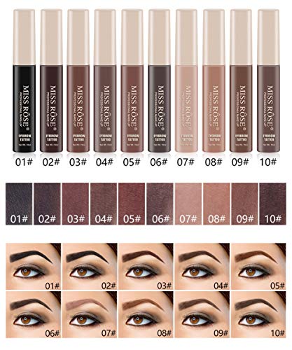 Tattoo Brow Tinte de Cejas Larga Duración, 3 Tonos elegibles - 28gr (#2)