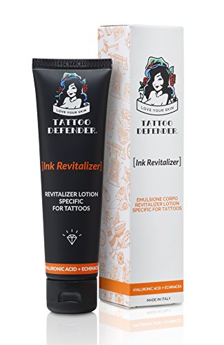 Tattoo Defender Ink Revitalizer - Hace tatuajes brillantes y definidos, aviva sus colores y mejora sus tratos 100ml