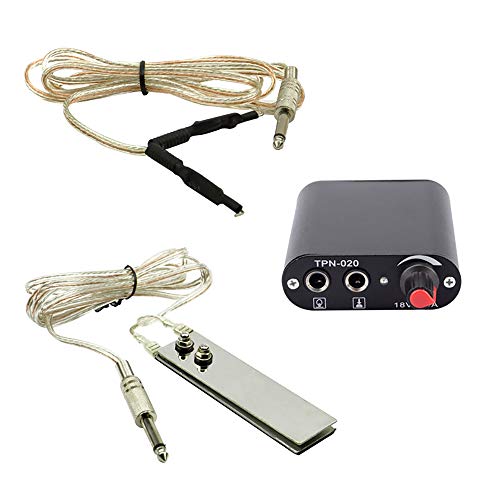 Tatuaje kit completo 2 del arma del tatuaje kits para el revestimiento y sombreado con fuente de alimentación Grips Consejos de tinta de tatuaje artista profesional