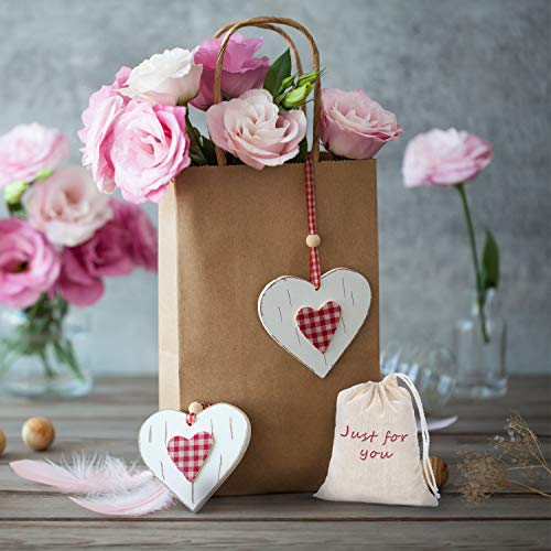 Tatuo [50 Piezas] Bolsas de algodón con cordón para artículos para el hogar (4 por 6 pulgadas)