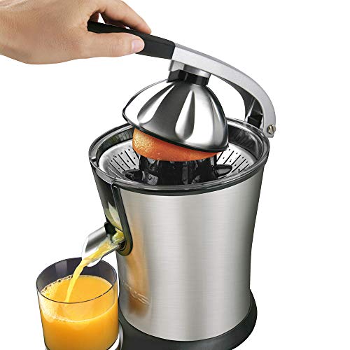 Taurus Citrus 160 Legend Exprimidor de Palanca, 160 W, Acero Inoxidable, Gris y Negro