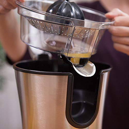 Taurus Citrus 160 Legend Exprimidor de Palanca, 160 W, Acero Inoxidable, Gris y Negro