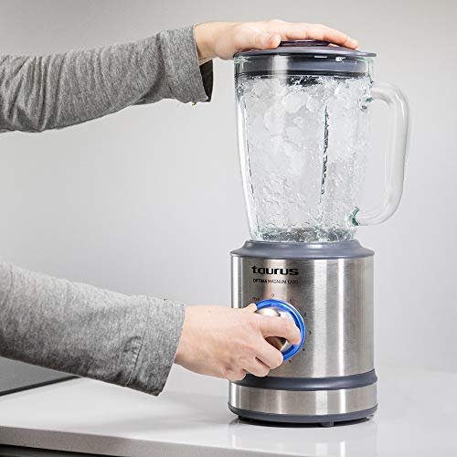 Taurus Optima Magnum Batidora de vaso, 1200 W, 1.75 L, acero inoxidable
