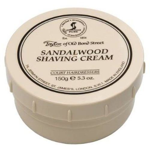 Taylor of Old Bond Street Sandalwood Shaving Cream , 5.3 oz, 2 Pack by Taylor of Old Bond Street