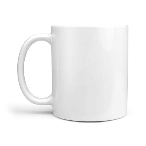 Tazas de té con asa, de cerámica, diseño con texto en inglés "Born for-Anime Years Ago I Said I DO", con doble impresión, cerámica, Blanco, 311,84 g